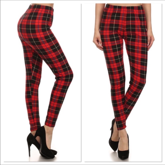 Plaid Leggings - Picture 2 of 2